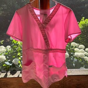 Greys anatomy scrub top pink💕